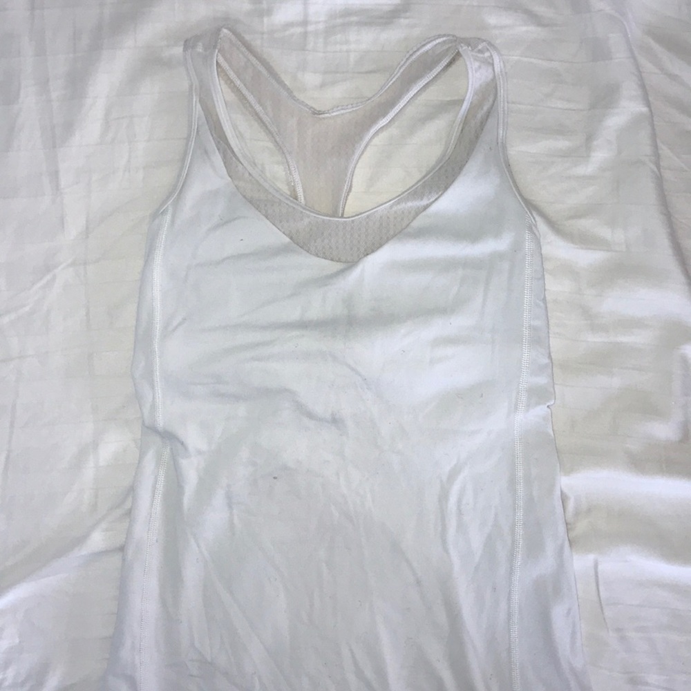 Lulu lemon White Tank Top